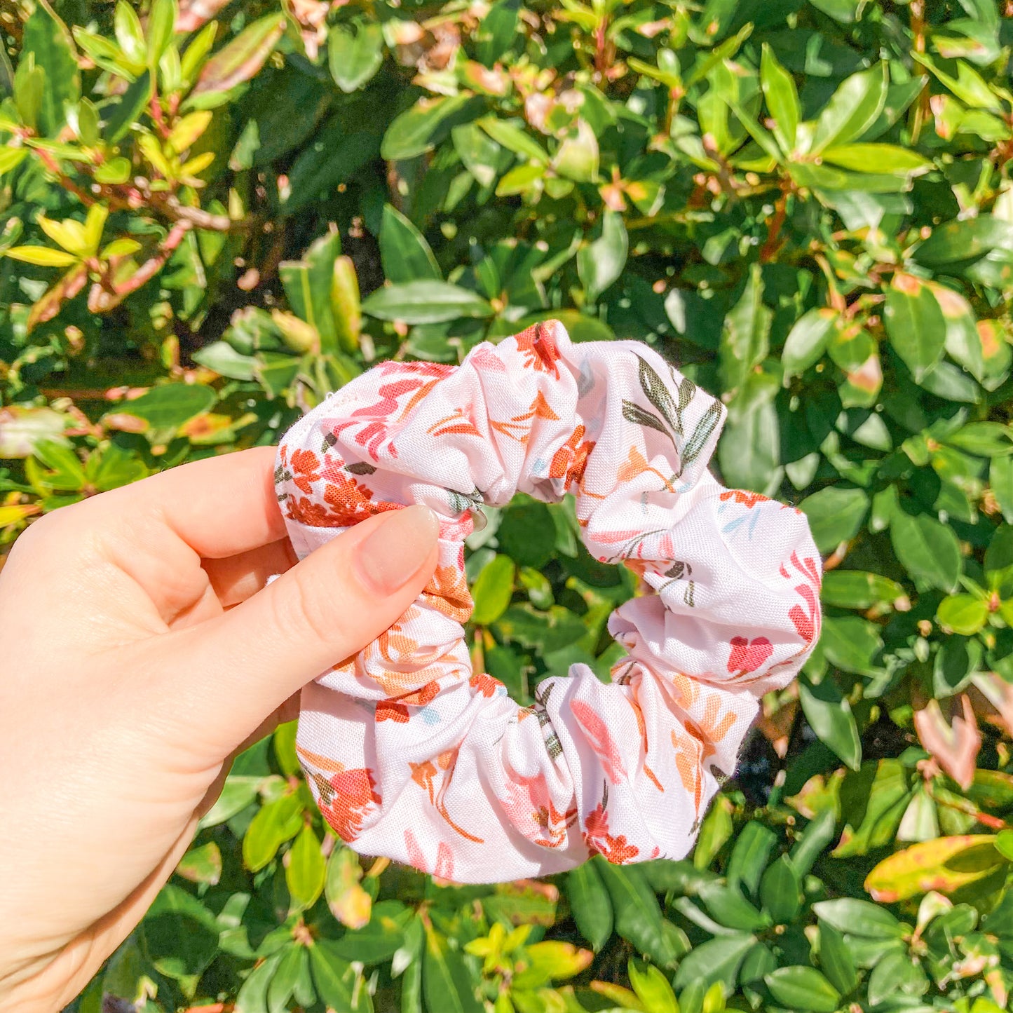 Amelia Floral Hair Scrunchie