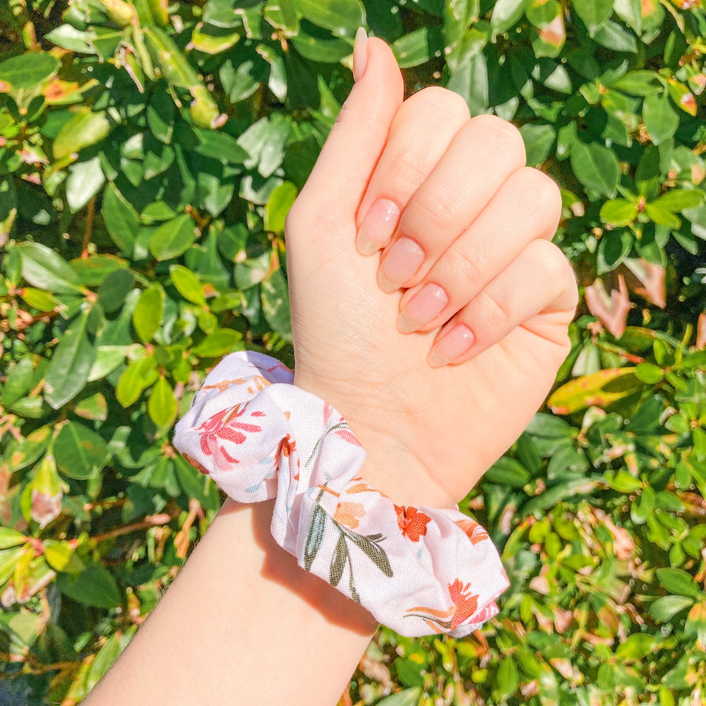 Amelia Floral Hair Scrunchie