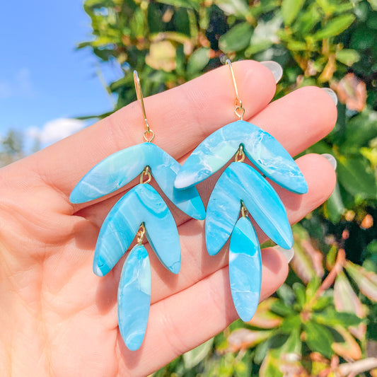 Sunny Skies Tiered Clay Earrings