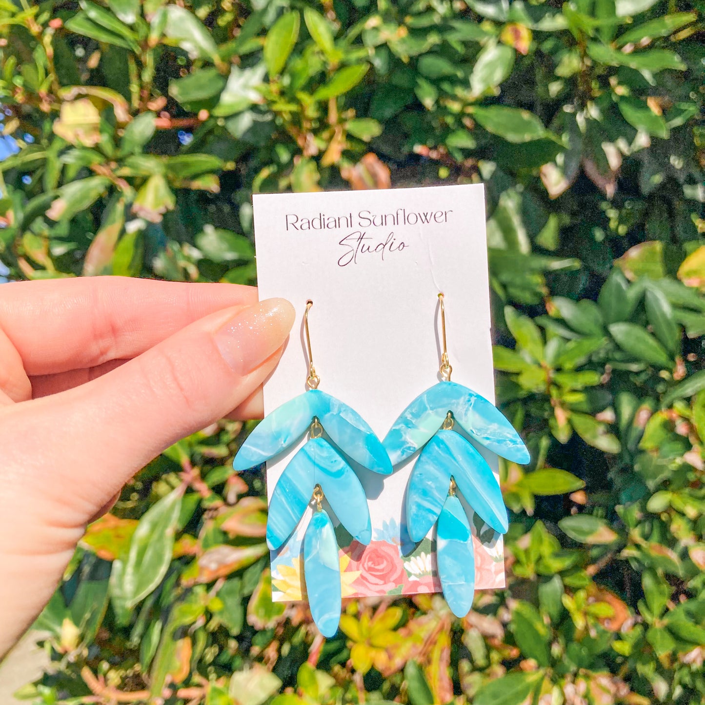 Sunny Skies Tiered Clay Earrings